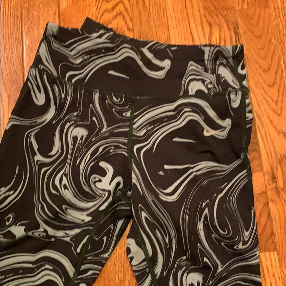 Nike luxe leggings with mesh detailing